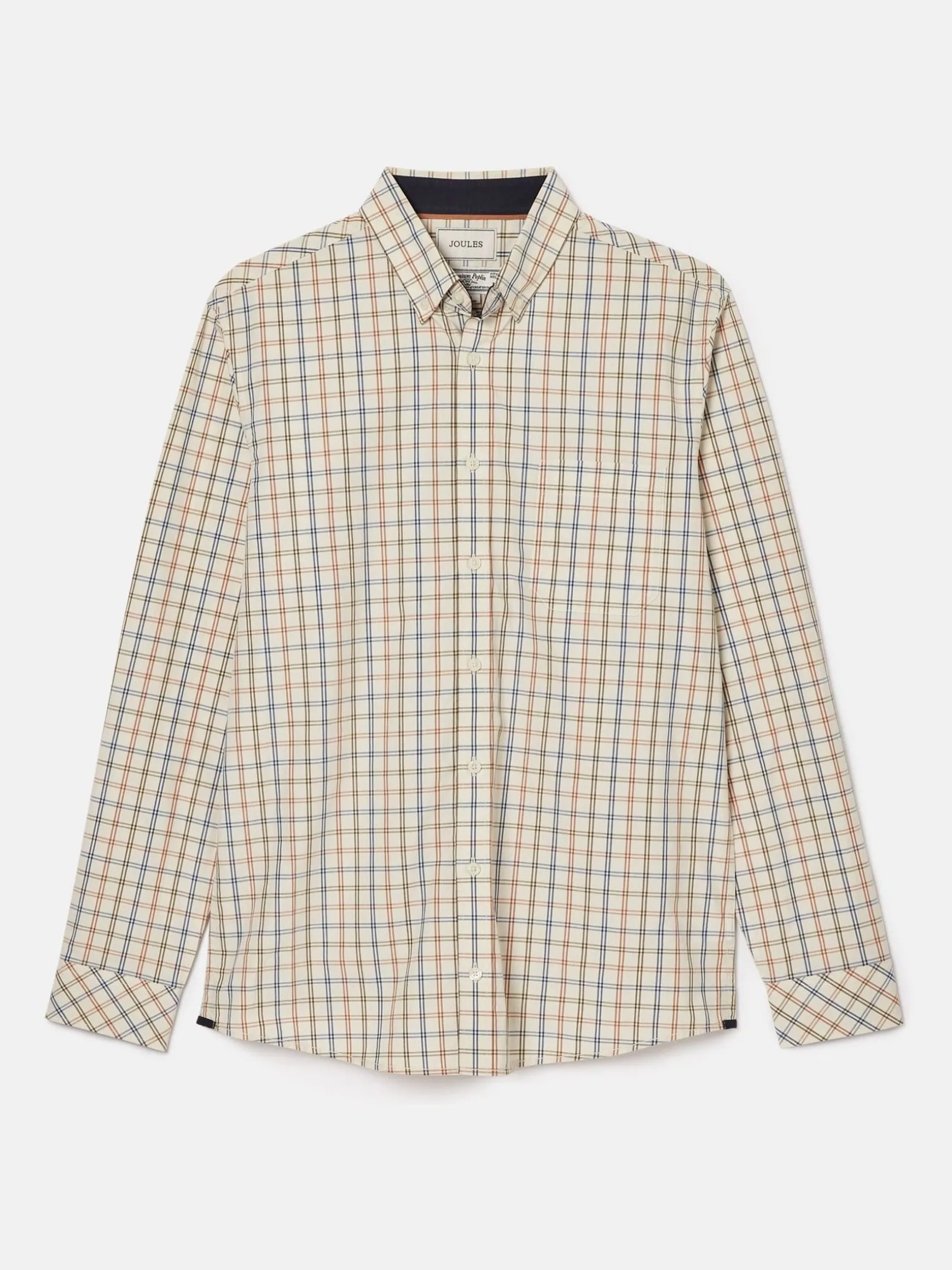 Abbott Cream Cotton Poplin Shirt