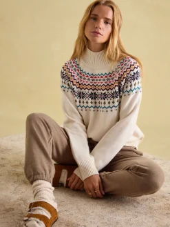 Alba Cream Fair Isle Jumper