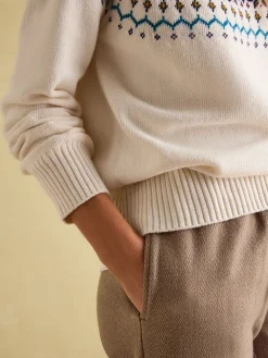 Alba Cream Fair Isle Jumper