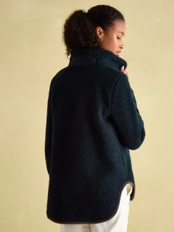 Aldeburgh Navy Quarter Zip Fleece