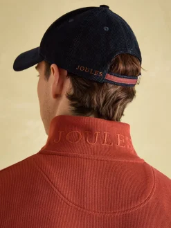 Alistair Orange Quarter Zip Cotton Sweatshirt