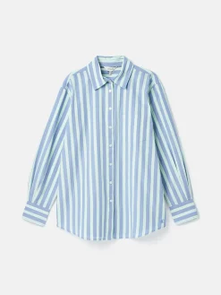Amilla Blue/White Cotton Shirt