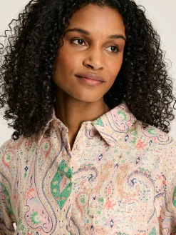 Amilla Multi 100% Linen Shirt