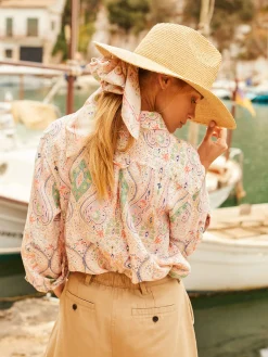 Amilla Multi 100% Linen Shirt