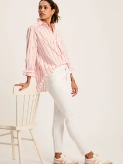 Amilla Pink/White Cotton Shirt