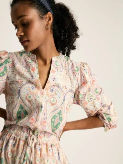 Anais Multi Paisley Printed Maxi Dress