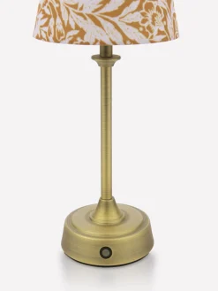 Apsley Gold Print Rechargable LED Lamp