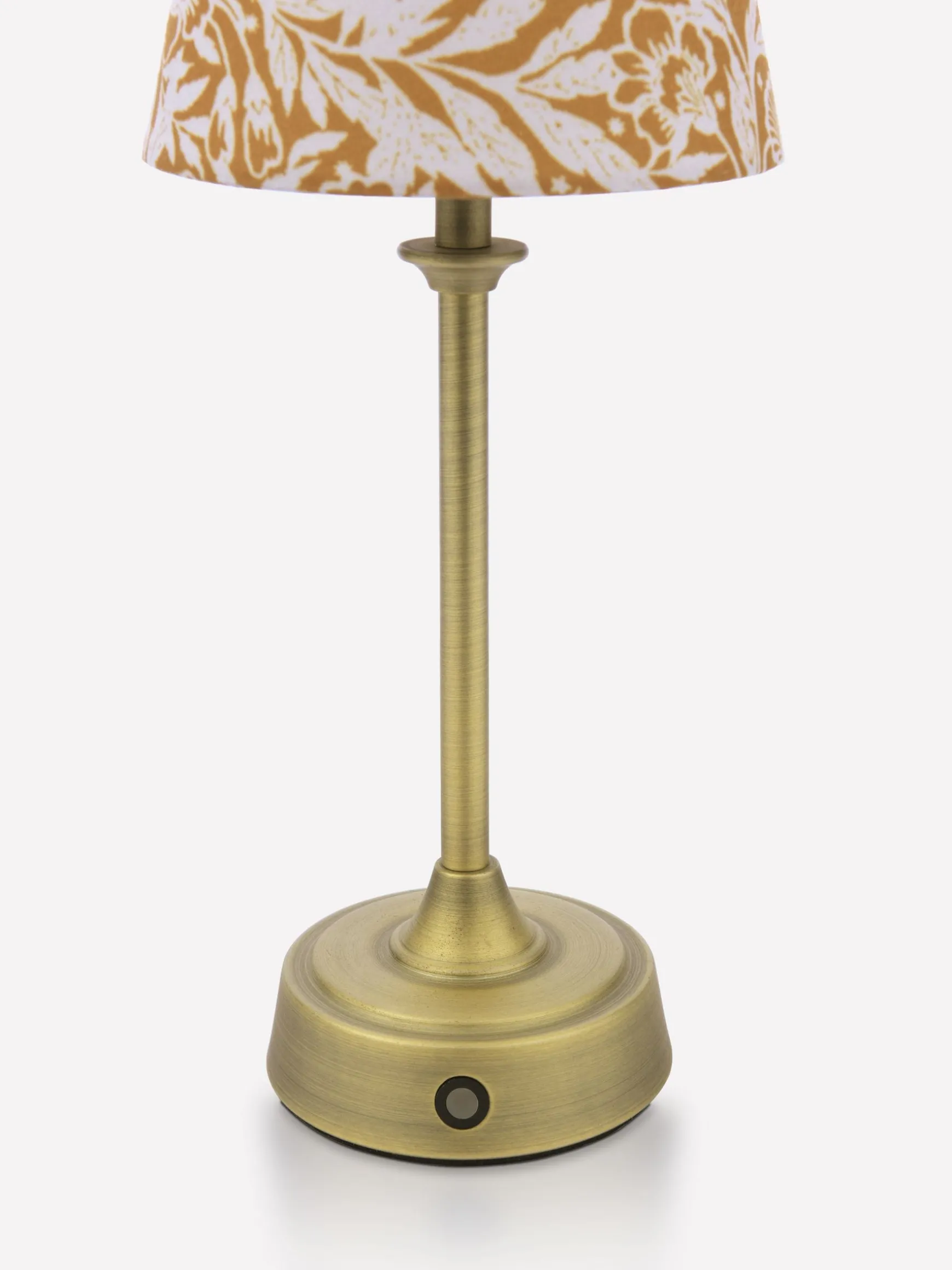 Apsley Gold Print Rechargable LED Lamp