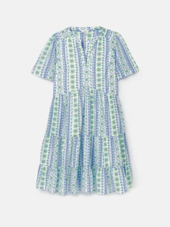 Ariella Blue Cotton Dress
