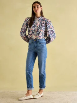 Auretta Multi Frill Neck Blouse