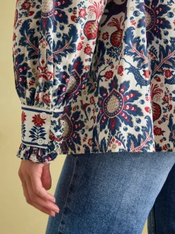 Auretta Multi Frill Neck Blouse