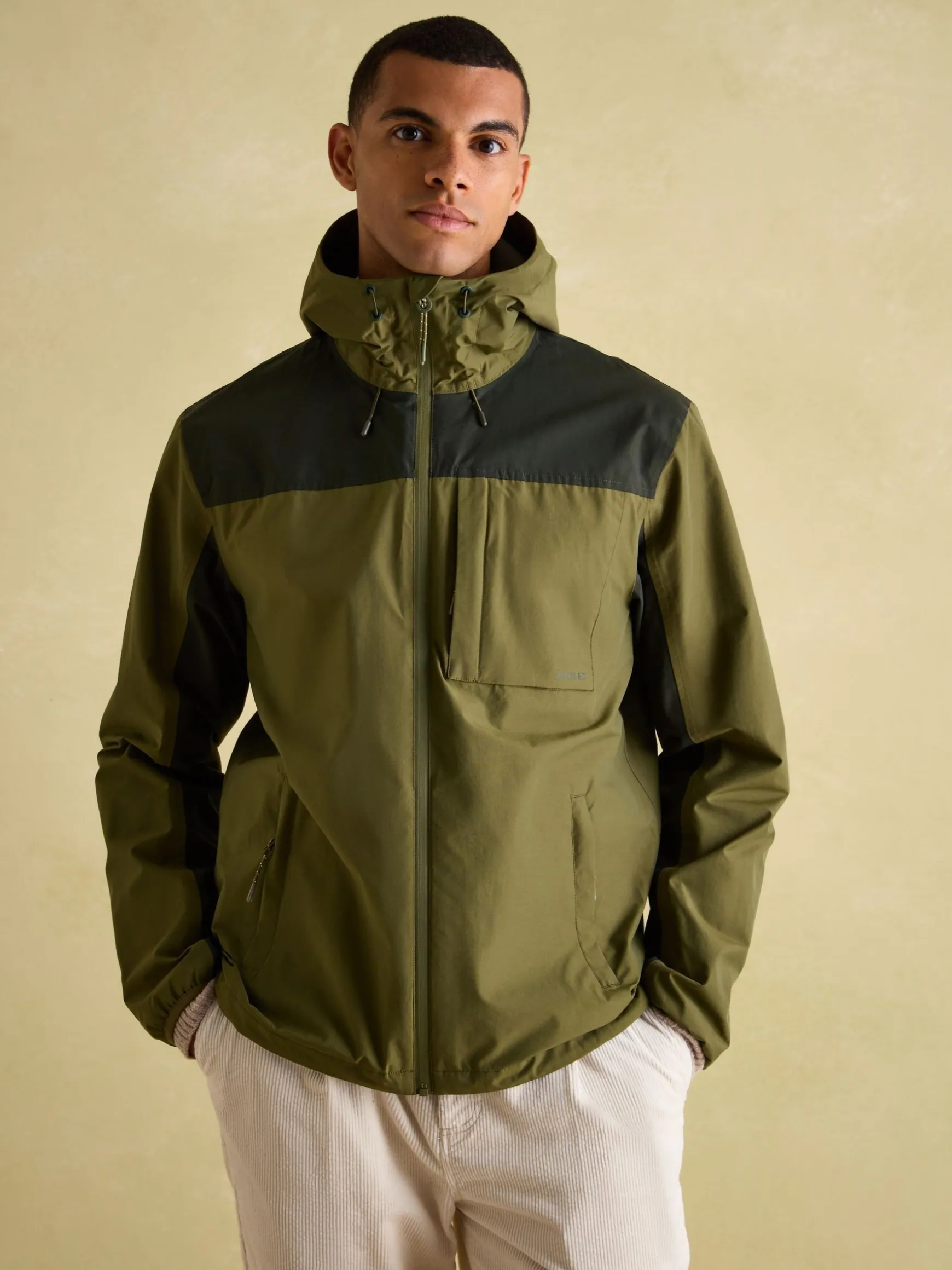 Ayston Green Lightweight Waterproof Coat
