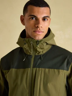 Ayston Green Lightweight Waterproof Coat