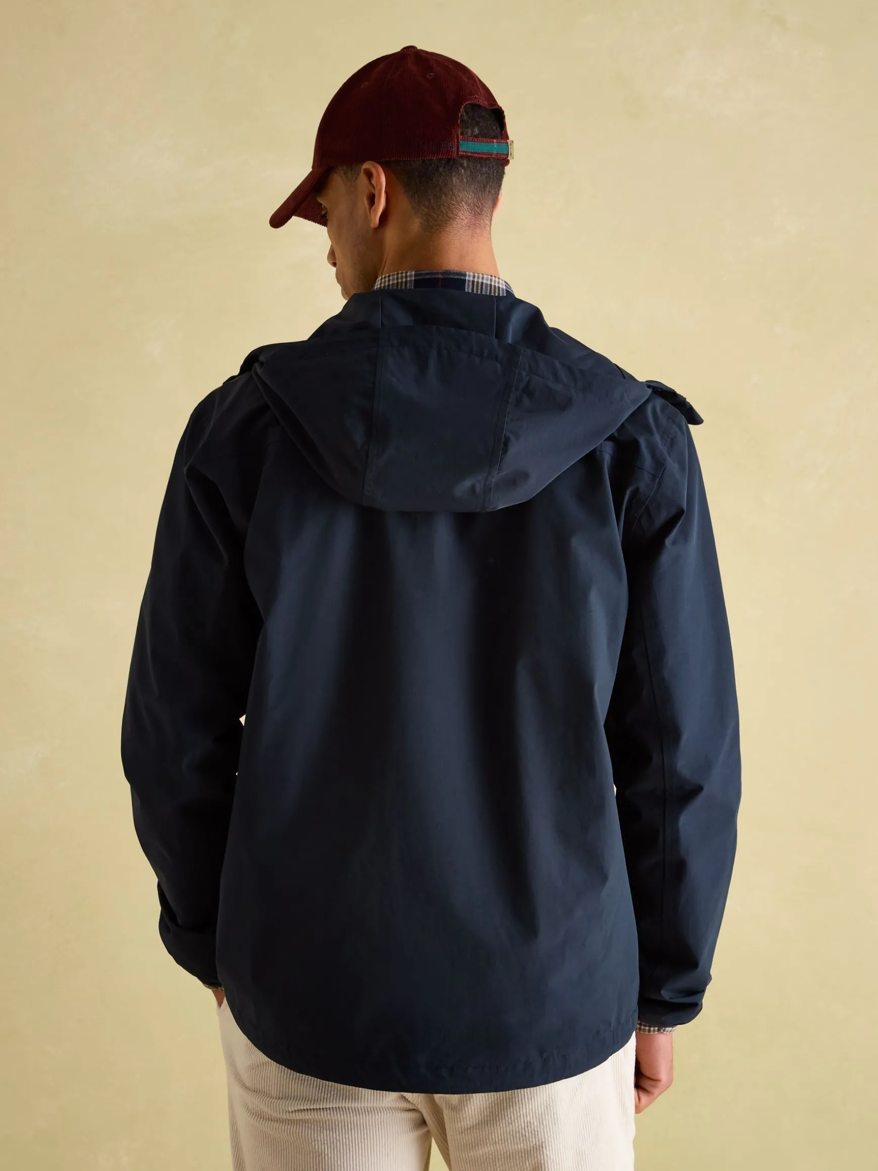 Ayston Navy Blue Lightweight Waterproof Coat