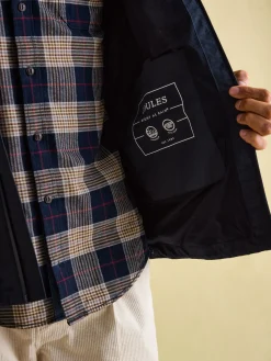 Ayston Navy Blue Lightweight Waterproof Coat