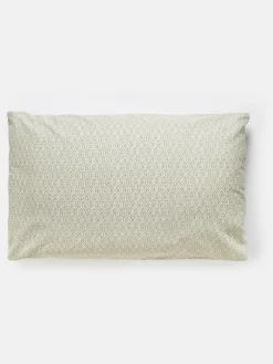 Balmoral Set of 2 Green 100% Cotton Standard Pillowcases