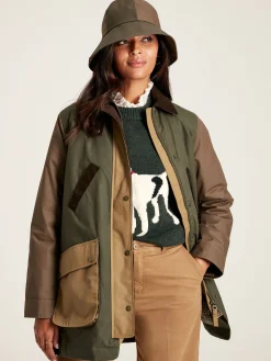 Banbury Brown/Khaki Showerproof Dry Wax Coat