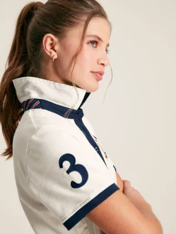 Beaufort Cream Short Sleeve Cotton Polo Shirt