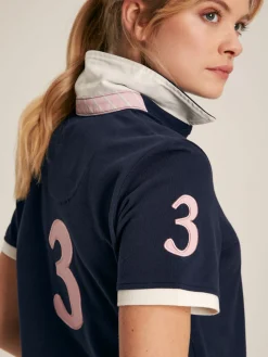 Beaufort Navy Blue Short Sleeve Cotton Polo Shirt