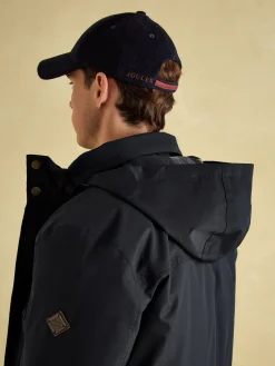 Beckett Navy Waterproof Field Coat With Packable Hood