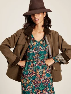 Belfield Brown Shower Resistant Dry Wax Jacket