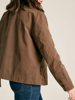 Belfield Brown Shower Resistant Dry Wax Jacket