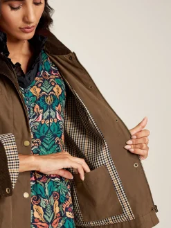 Belfield Brown Shower Resistant Dry Wax Jacket