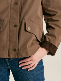 Belfield Brown Shower Resistant Dry Wax Jacket