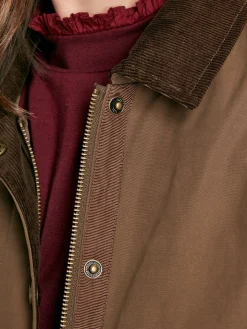 Belfield Brown Shower Resistant Dry Wax Jacket