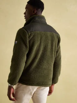 Billy Green Quarter Zip Borg Fleece Sweatshirt