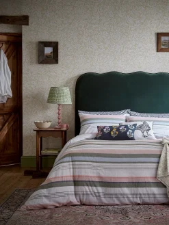 Black Bohemian Stripe Cover Set