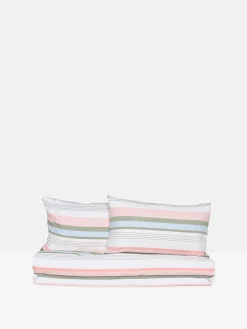 Black Bohemian Stripe Cover Set