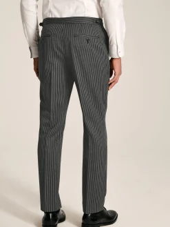 Black Slim Fit Morning Suit Trousers