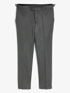 Black Slim Fit Morning Suit Trousers