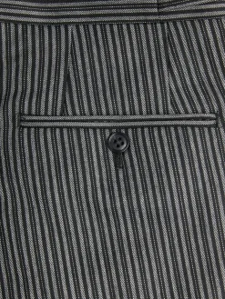 Black Slim Fit Morning Suit Trousers