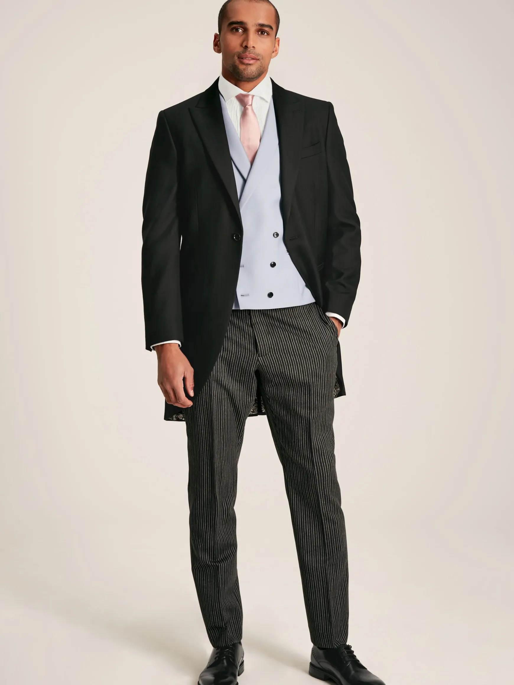 Black Slim Fit Morning Suit Jacket