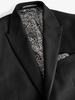 Black Slim Fit Morning Suit Jacket