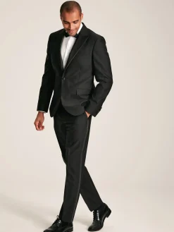 Black Slim Fit Tuxedo Suit Jacket