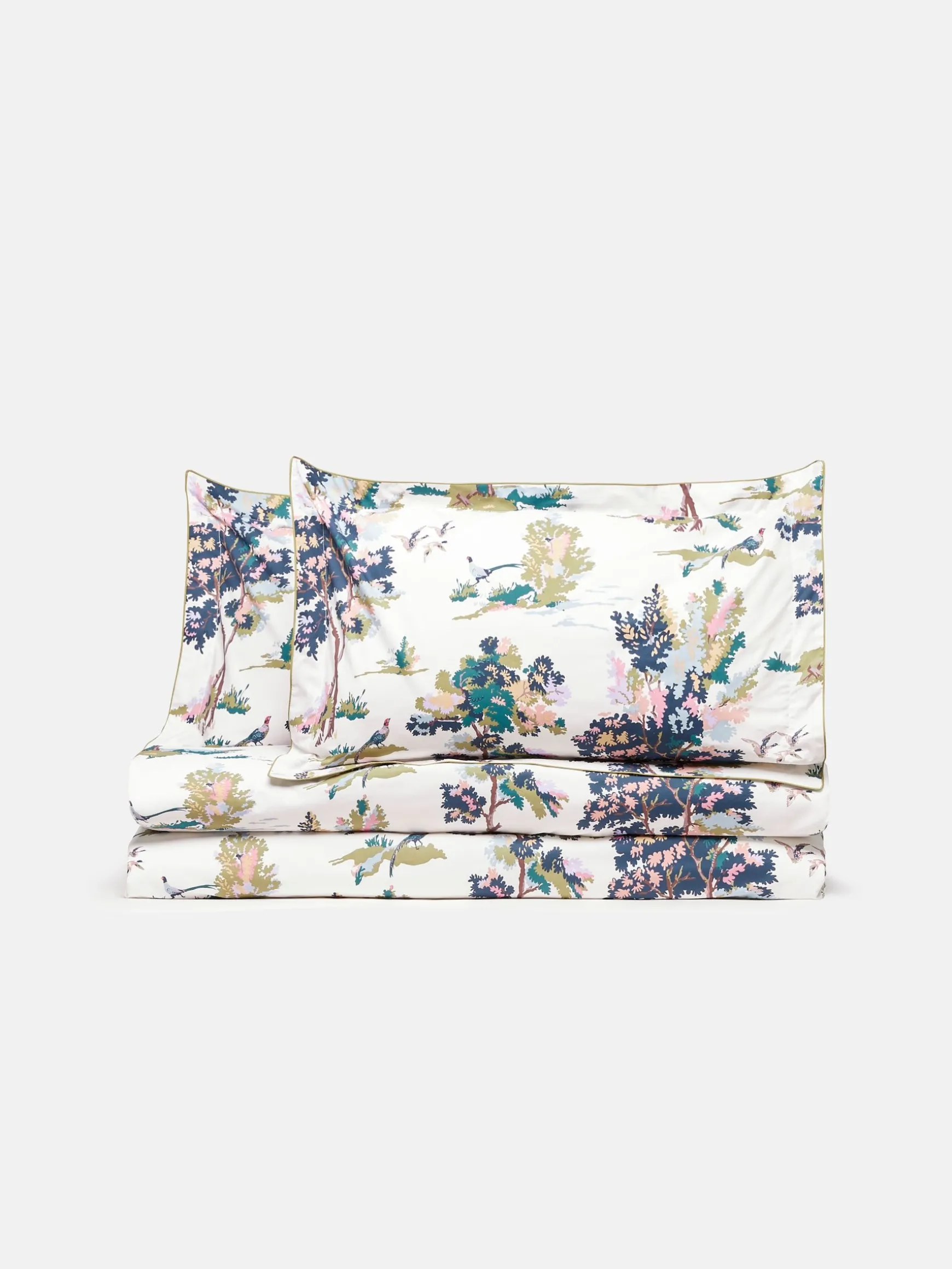 Black Woodland Scene Cover Set