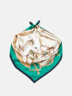 Bloomfield Cream Silk Square Scarf