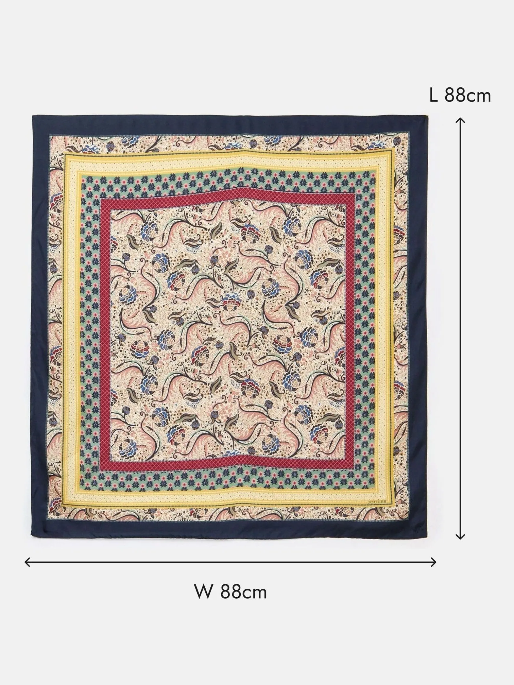 Bloomfield Multi Square Silk Scarf