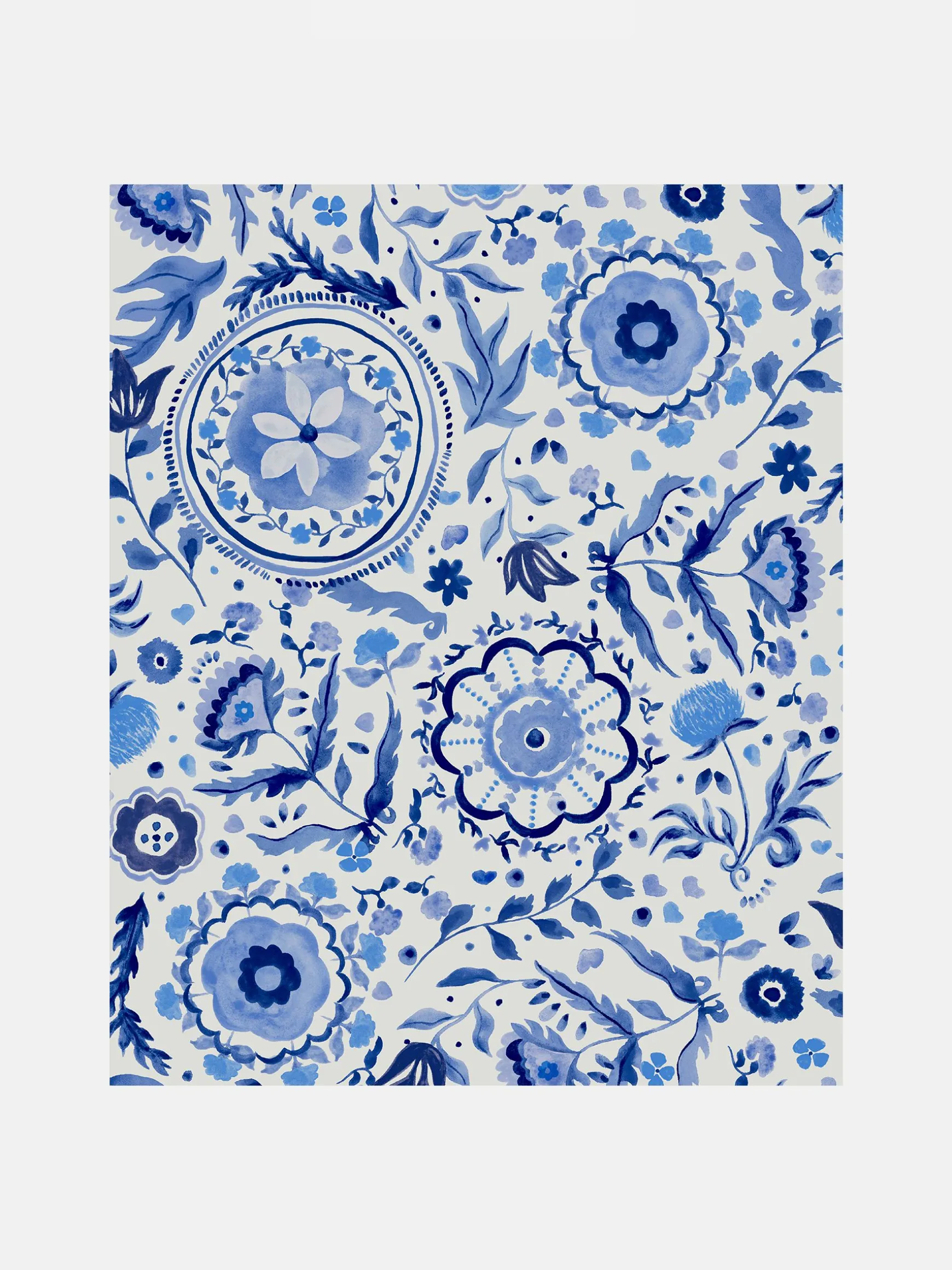 Blue Festival Flowers 10M Wallpaper