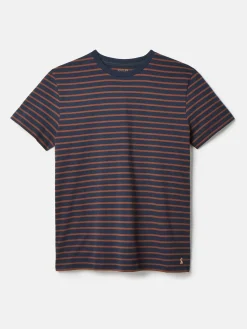 Boathouse Brown & Navy Jersey Crew Neck T-Shirt