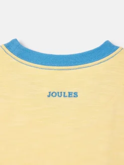 Boys' Archie Yellow Crocodile Artwork T-Shirt