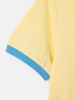 Boys' Archie Yellow Crocodile Artwork T-Shirt