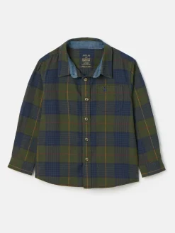 Boys' Buchanan Green Checked Shirt