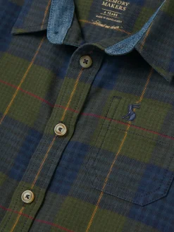 Boys' Buchanan Green Checked Shirt