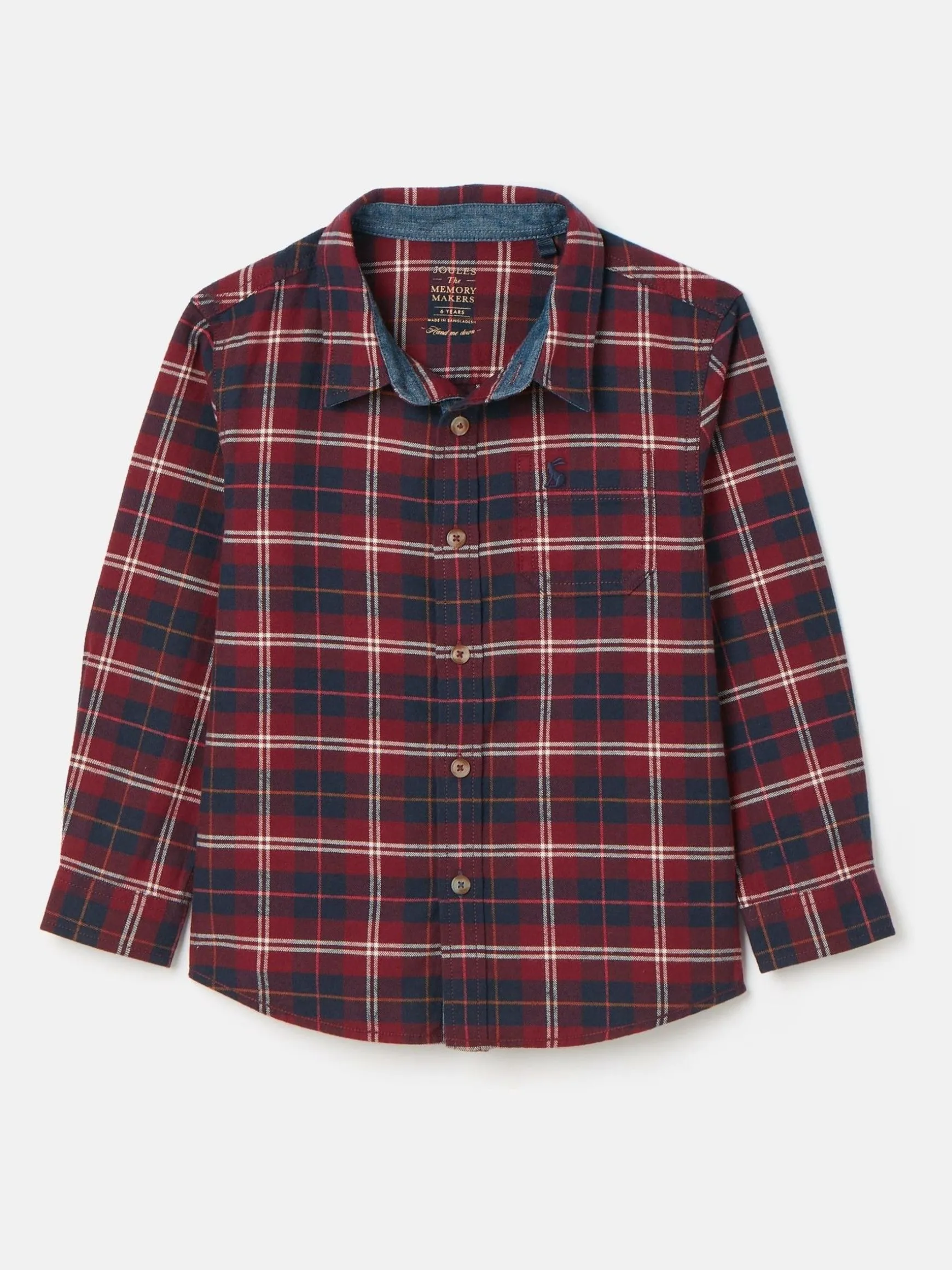 Boys' Buchanan Red Checked Shirt