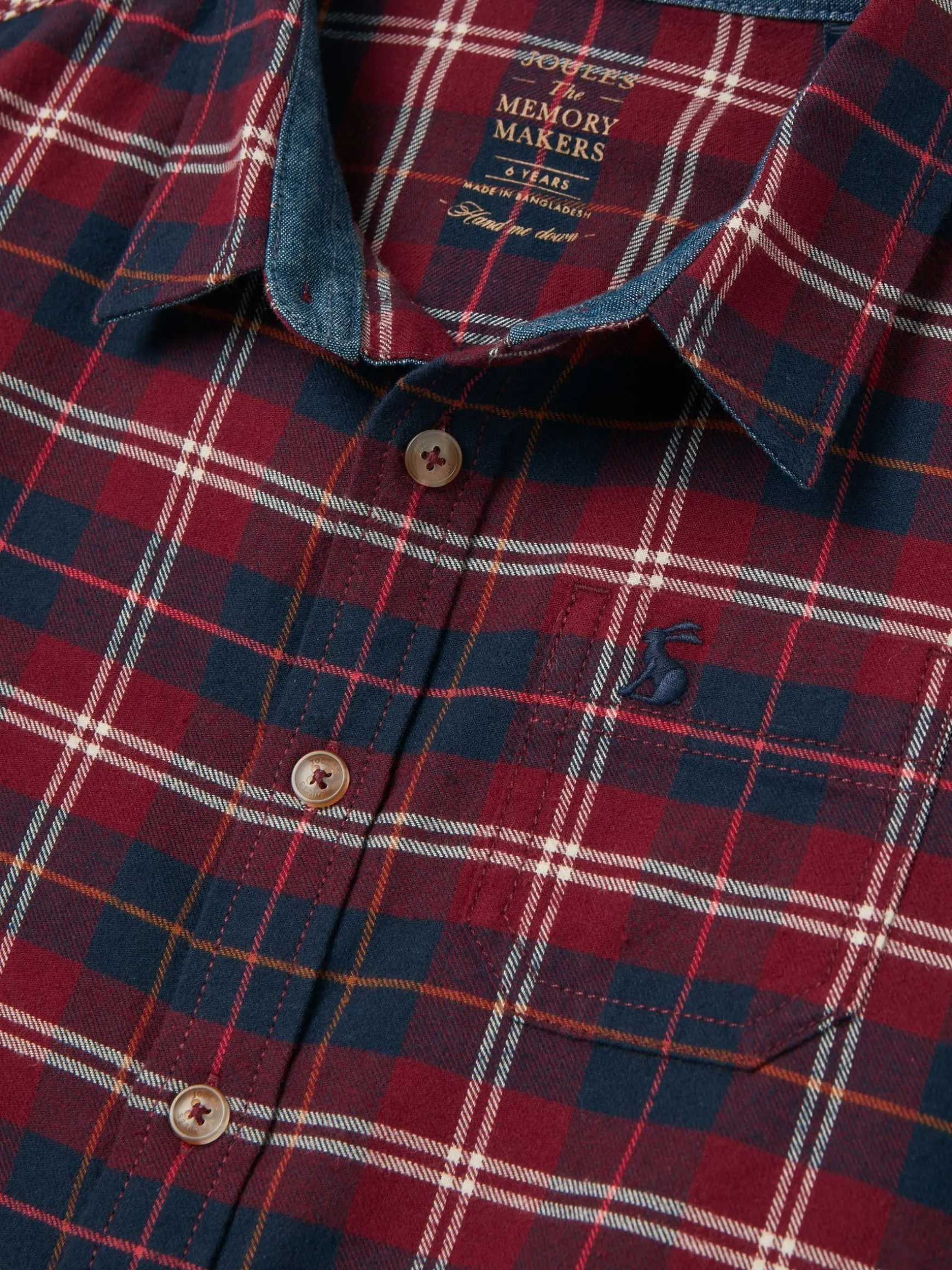 Boys' Buchanan Red Checked Shirt