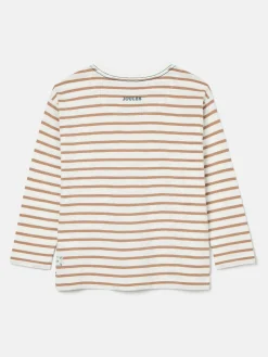 Boys' Jack Cream & Natural Stripe Artwork Top